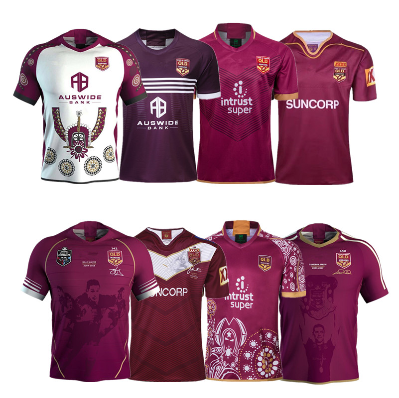 

2019 QUEENSLAND MAROONS JERSEY RUGBY HOME AWAY JERSEY Size: S-5XL The quality is perfect. Free Delivery, Black