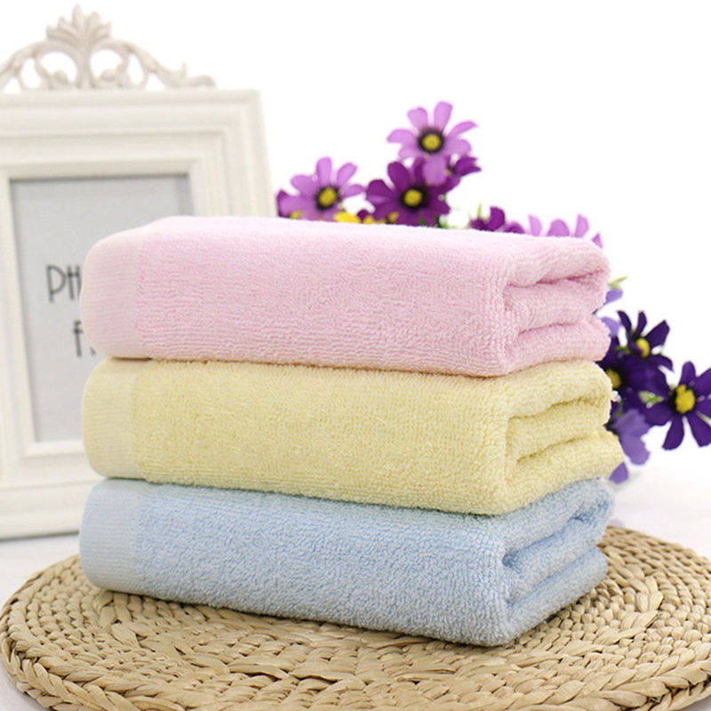 

1 Pc Children's Towel For Face Or Bath 74 * 34cm Cotton Material Lovely Print And Embossed Modelling Beach Towels, Hg27445bl
