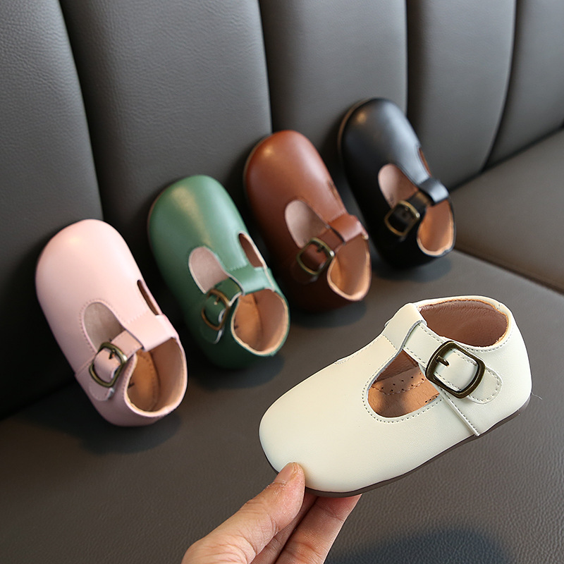 

Children's Autumn Girls Baby Korean Leather Shoes Single Shoes Soft Bottom Princess Toddler Shoes