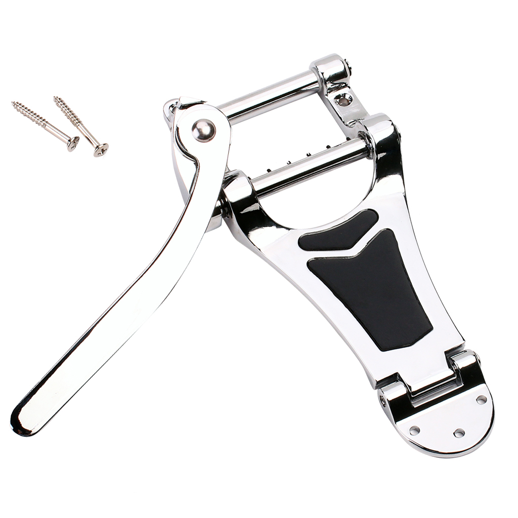 

Zinc Alloy Tremolo Tailpiece Bridge for Les Paul Guitar Chrome
