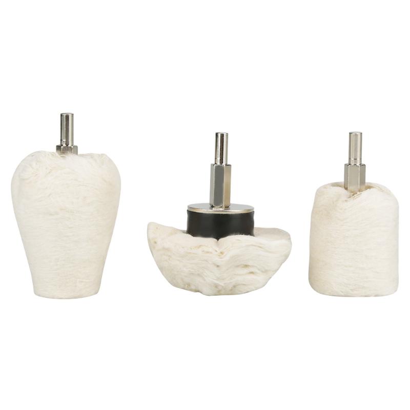 

9Pcs/Set Cone Cylinder Mushroom Mop Buffing Pad Set Wheel Compound Brown/Green Polishing Kit Power Tools For Metal Jewelry