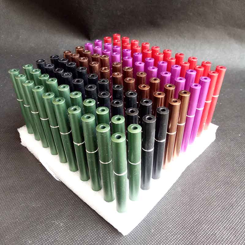 

Colorful Cigarette Shaped Metal Pipe Hitters Bat Hand Tobacco Smoking Cigar Pipes Tube Holder Tools 78mm Length Snuff Snorter