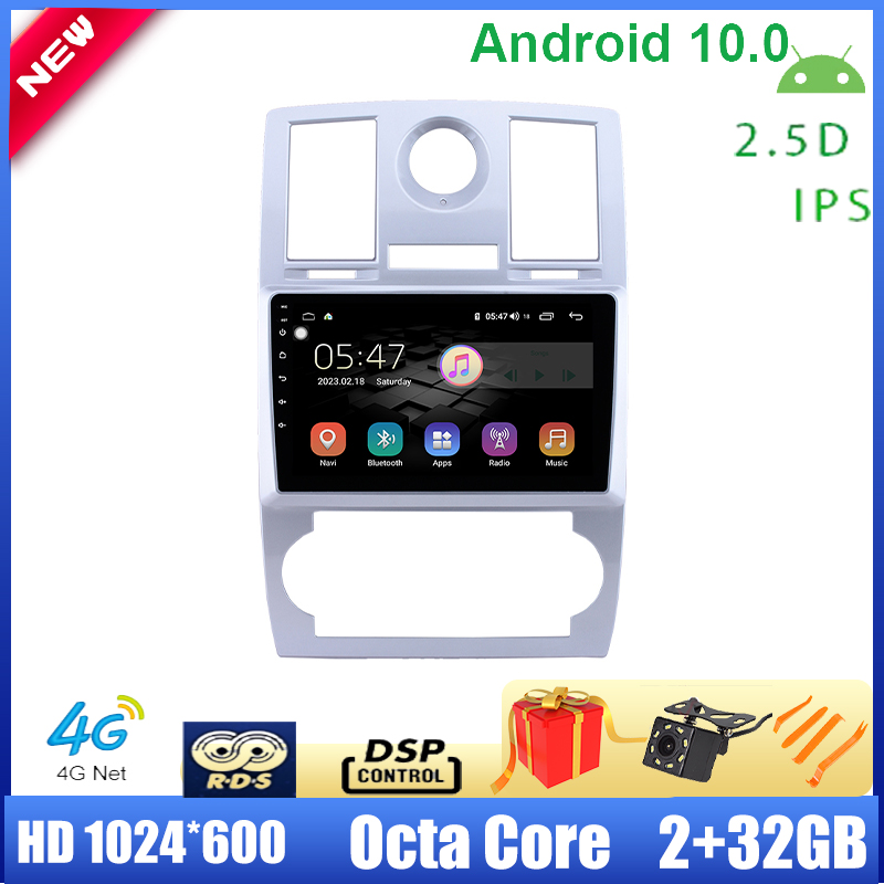 

Driwuzz For Aspen 300C 2004~2010 Car Radio Multimedia Player 10.1'' Android 10.0 Stereo Navi Octa Core 4G DSP 32EQ car dvd