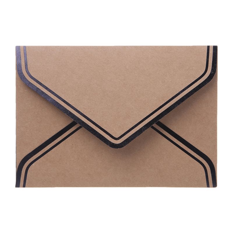 

10pcs Retro Vintage Blank Craft Paper Envelopes For Letter Greeting Cards Wedding Party Invitations 125x175mm Q6PA