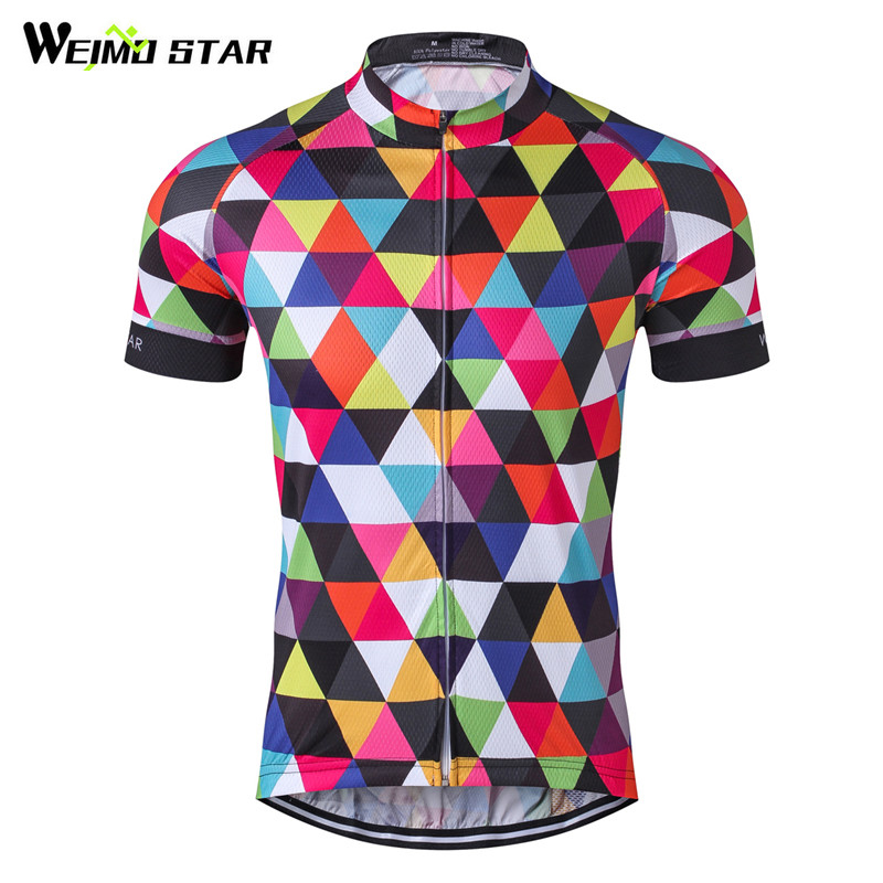 

Weimostar Cycling Jersey Shirts Men Racing Sport Bicycle Cycling Clothing Summer MTB Bike Jersey Wear Clothes Ciclsimo, Beige