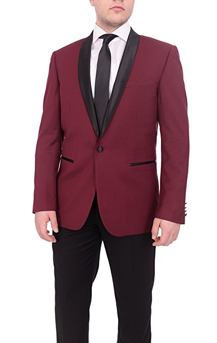 

Popular One Button Groomsmen Shawl Lapel Groom Tuxedos Men Suits Wedding/Prom Best Man Blazer ( Jacket+Pantst+Tie) 820, Same as image
