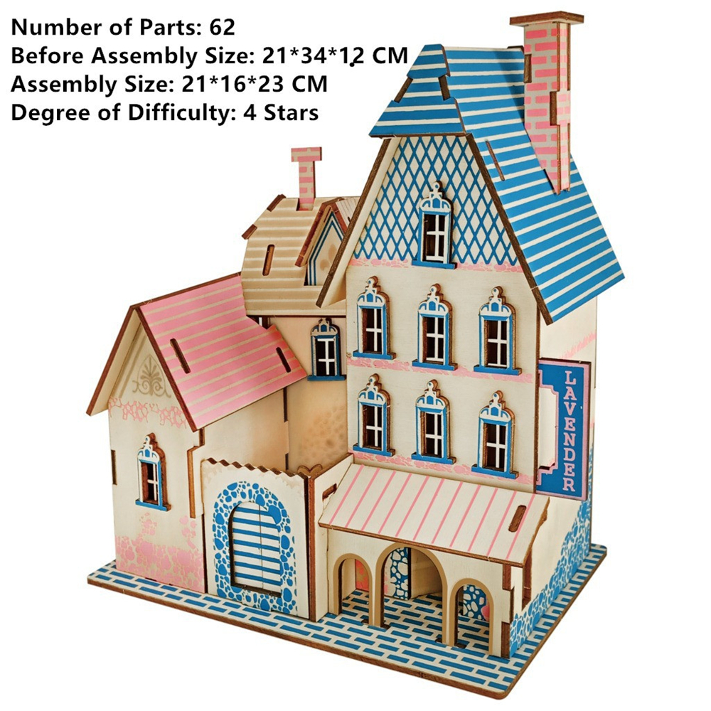 rompecabezas de casas para niños