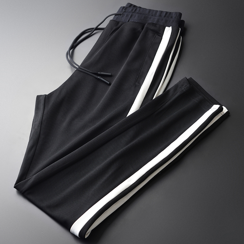 

Full Length Korean 2020 Spring Trousers Men Young Business Elastic Waist Pants Drawstring Fashionable size M L  XXL XXXL 4XL, 1822