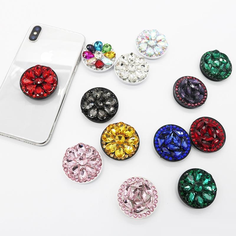 

Bling Colorful Daimond Phone Holder Stand Expandable 360 Degree Flexible Stents For Samsung htc android phone gps, Leave message