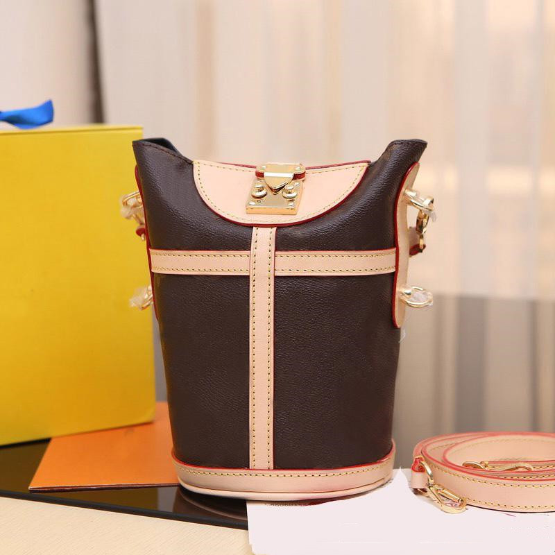 

freeship ysiykiy new stely famous Designer luxury handbags purses women classic casual handbag Bucket bag versatile shoulder crossbody bags, Brown