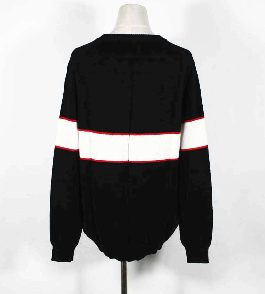 

Autumn Winter Black Sweaters Men Fashion Long Sleeve Letter Print Couple Sweaters Loose Pullover Designer Sweaters1