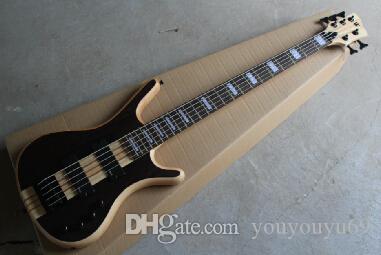 costume d'une seule pièce de haute qualité Warwick Corvette NT 5 corde brune guitare basse électrique foncé avec EMG pick-up active 15/11/10