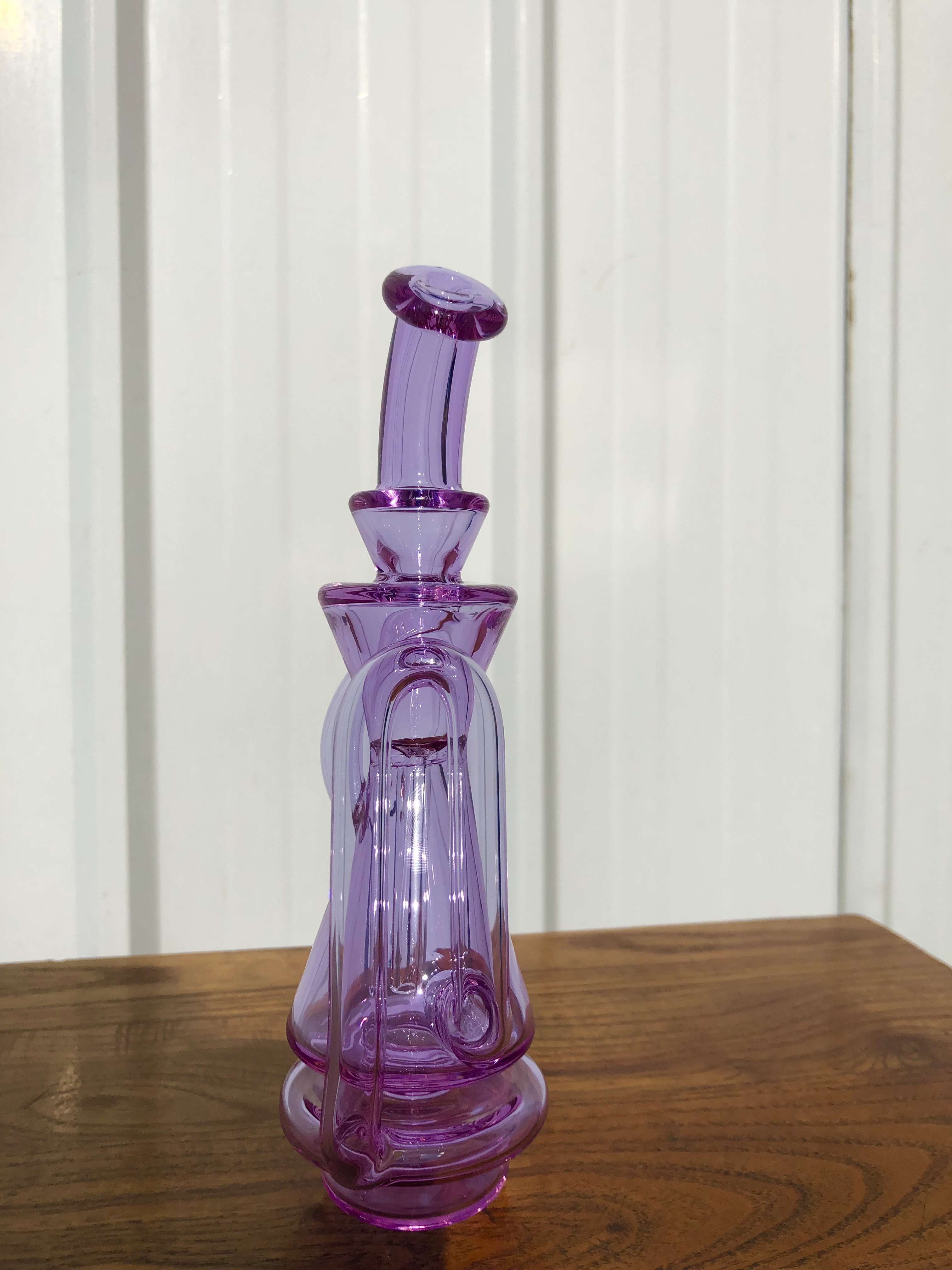 

other smoking accessories Purple Recycler, carta Glass Hookah, oil rig pipe, 14mm joint, welcome to order