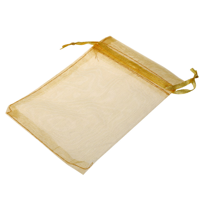 

100 Organza Wedding Favour Bags Jewellery Pouches 9cm x 12cm