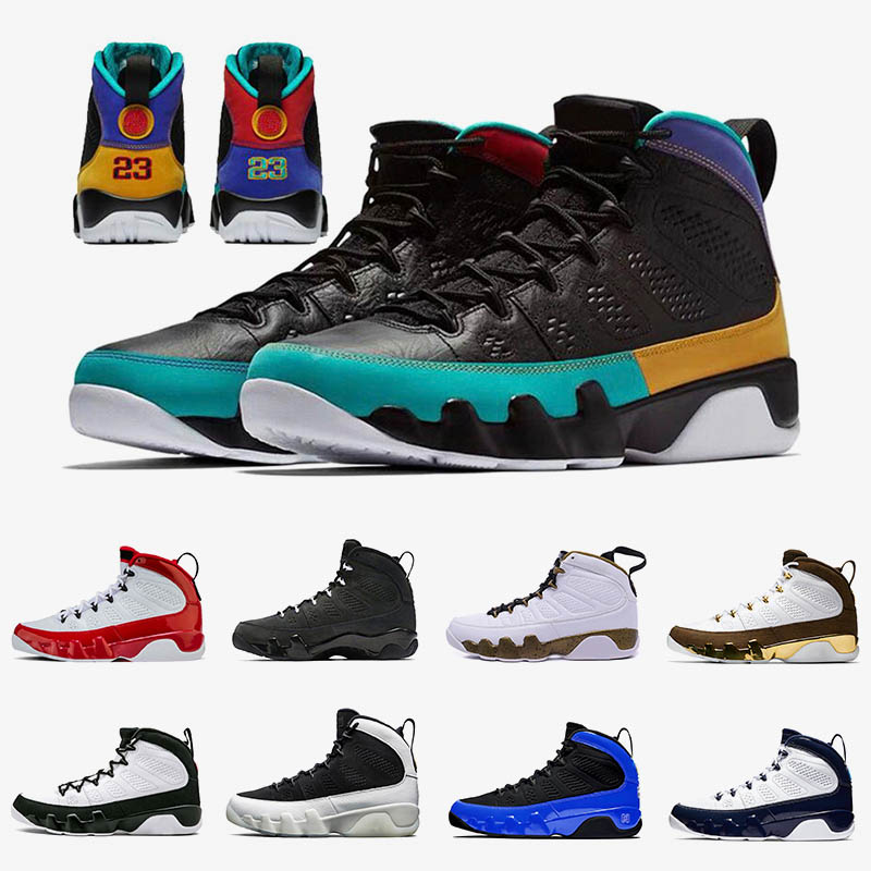 

Dream it do it 9 9s Jumpman Mens Basketball Shoes City of Flight Gym Red UNC Racer Blue Trainers OG Space Jam Sneakers, C5 snakeskin