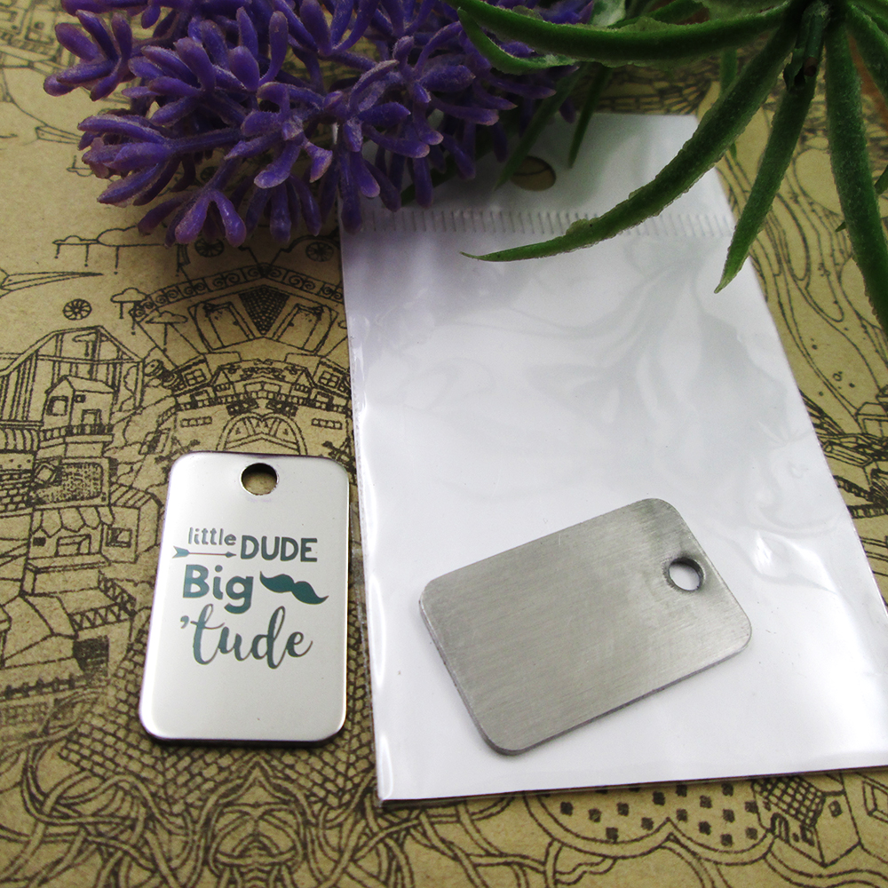 

40pcs--"little dude big tude"stainless steel charms more style for choosing DIY Charms pendants for necklace