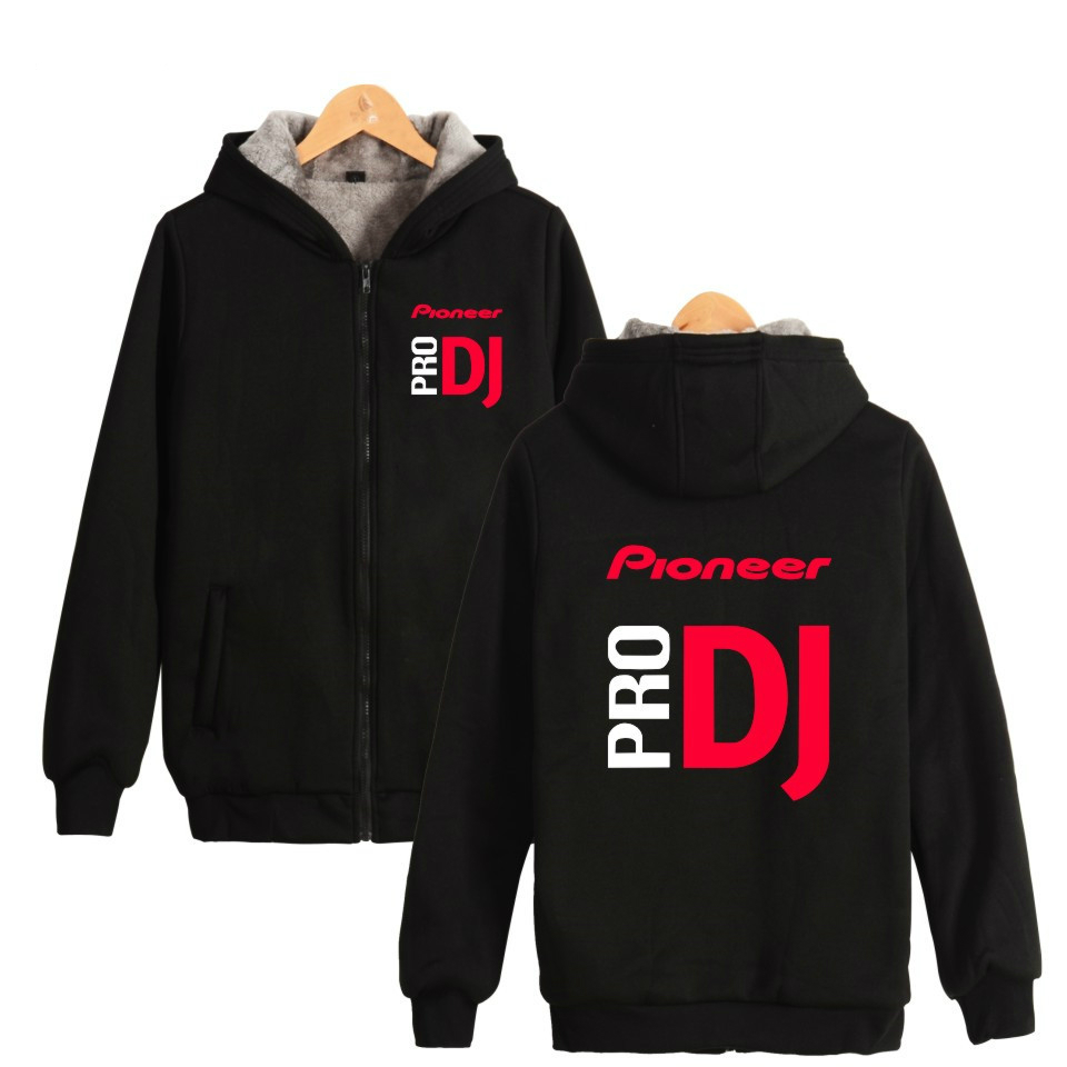 

Blackday Kpop Pro Dj Fashion Winter Casual Brand Hoodie Moletom Clothing Zipper Cap Hoodies Men/Women Thick Warm Hoodies Coat, Black