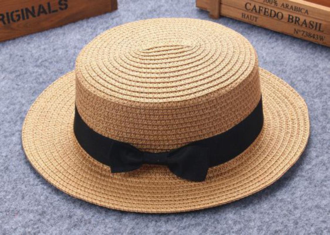 Kids boys girls cowboy summer breathable hat straw sun hat children hats