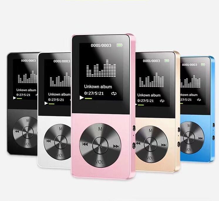 

Metal MP3 MP4 Player 8gb 16GB Video Sport MP4 Flash HIFI Slim MP4 Video Player Radio Recorder Walkman With Speaker