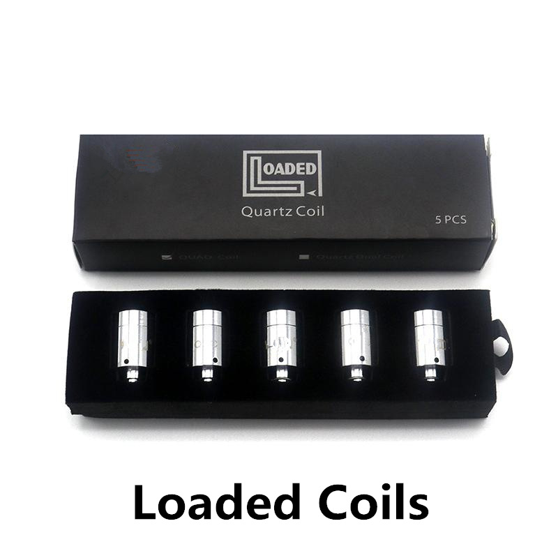 

Top Quality Yocan Loaded QUAD Coils & Quartz Dual QDC Coil Head for Dry Herb Wax Atomizer Concentrates Thick Oil Dab Vaporizer Vape Pen Kit