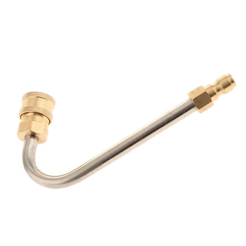 

U Shape Durable Jet Lance Wand Tip Metal Extension Rod Practical Cleaning Quick Connect Pressure Washer Bending With Nozzles Car