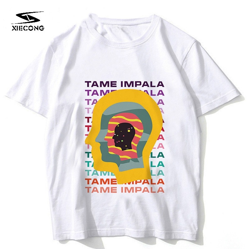 

Printed Tame Impala T-Shirts Men Anime Cotton Tee Summer Short Sleeve Fitness T Shirt, Mix order