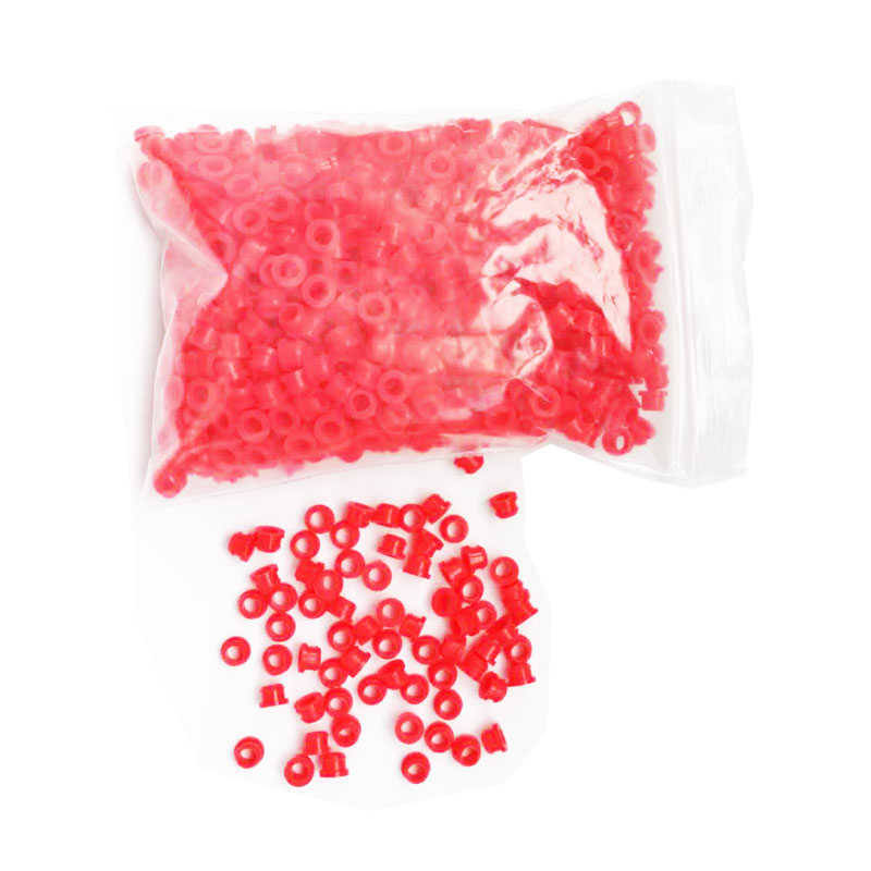 

PuffPeak V3 Red Silicone Grommet Accessories for Atomizer Vaporizer Re-Build Kit 500pcs per pack