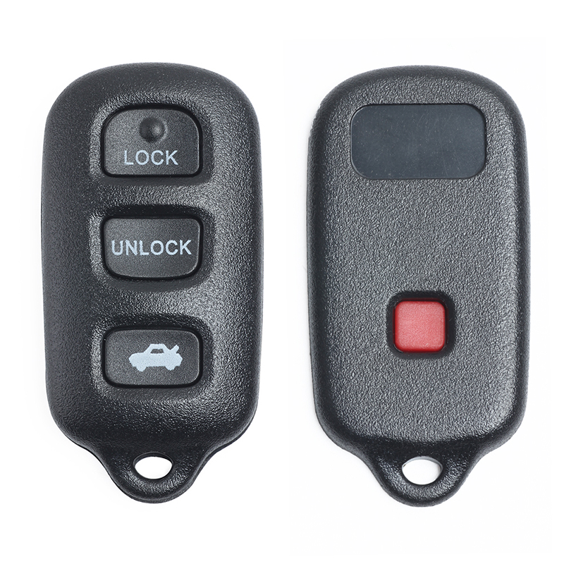 Housse à distance de clé de voiture Shell avec 3/4 Bouton FOB pour Sequoia 4Runner Sienna Camry Solara Matrice