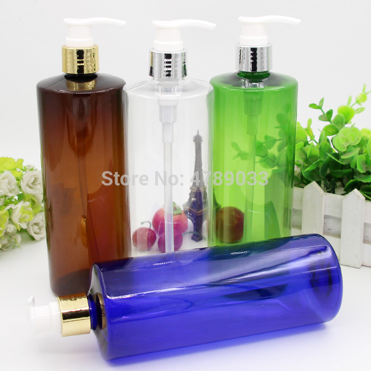 

3/10pcs 500ml Plastic Emulsion Helicoidal Pump Head Bottle 500cc Lotion Pressing Shampoo Empty Cosmetic Refillable Container