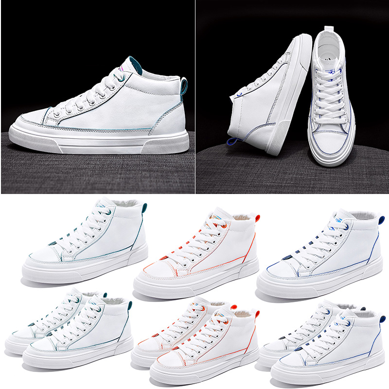 

jogging women canvas plat shoes triple white red green blue fabric comfortable trainers designer sneakers 35-40, A2 white geen