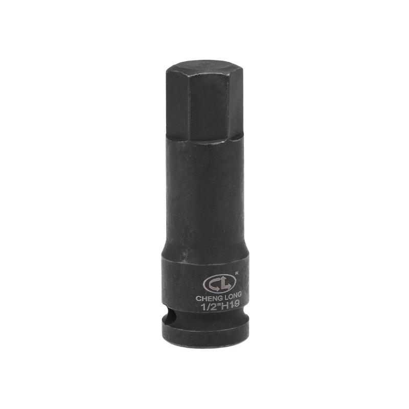 

uxcell 1/2-Inch Drive x 19mm Impact Hex Bit Socket, Metric 3" Length, Cr-Mo