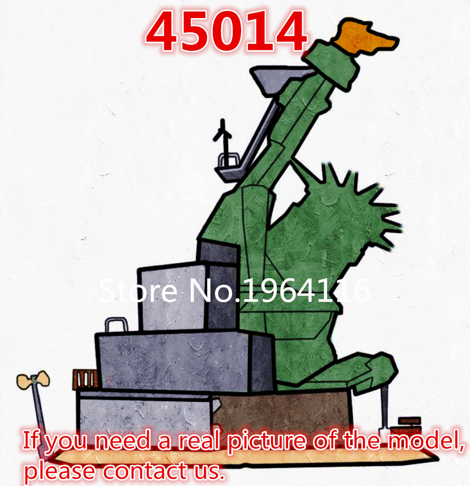 New 45014 MOVIE series The Welcome to Apocalypseburg Model Building Blocks compatible 70840 classic Architecture Toys-image-480949075