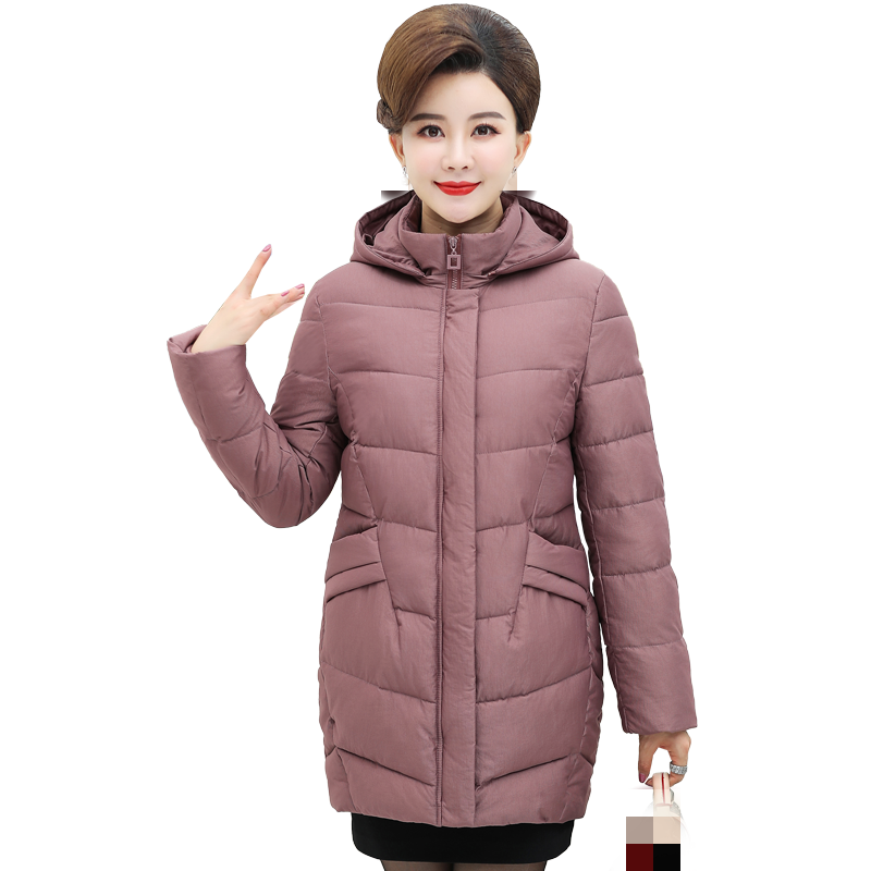 

G1429 2019 autumn winter new fashion thick warm coat middle-aged and elderly women cotton-padded jacket cheap wholesale, Blue