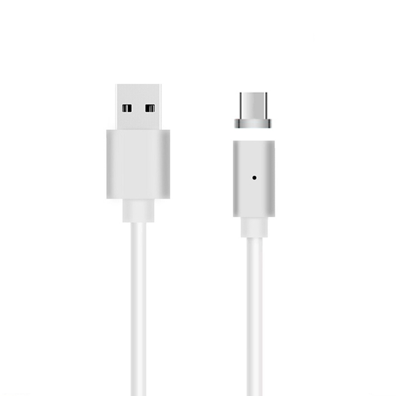 

B5C Type-C Mobile USB-C Phone Magnetically Charged Data Cable Dual Data 2.1A TPE material, White