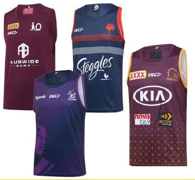 

rugby vest australia melbourne storm qld maroons rugby jerseys brisbane broncos sydney roosters nrl rugby league jersey, Picture color