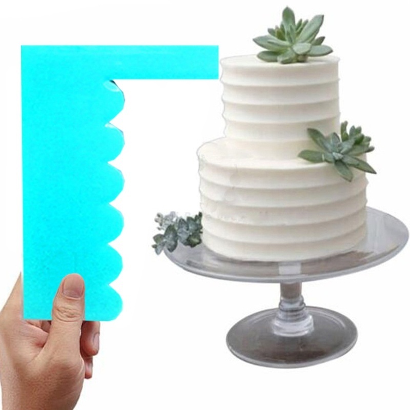 Herramienta para hornear decorativo nueva crema decorativo raspador 8 Crema de azúcar de la torta 