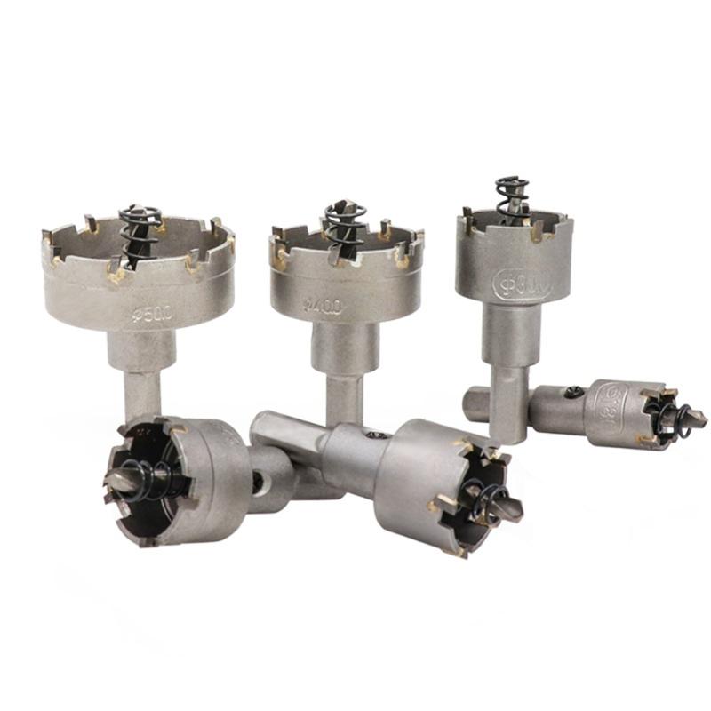 

Metal Hole Drill Cutter 16-53mm Carbide Tipped Core Drill Bit Holesaw TCT Bit Set