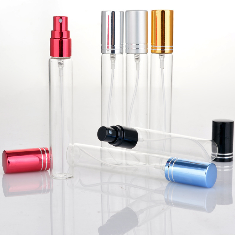 

15ml Thin Glass Perfume Bottle Refillable Sample Test Vials Clear Glass Spray Bottle Thin Glass Tube F3046
