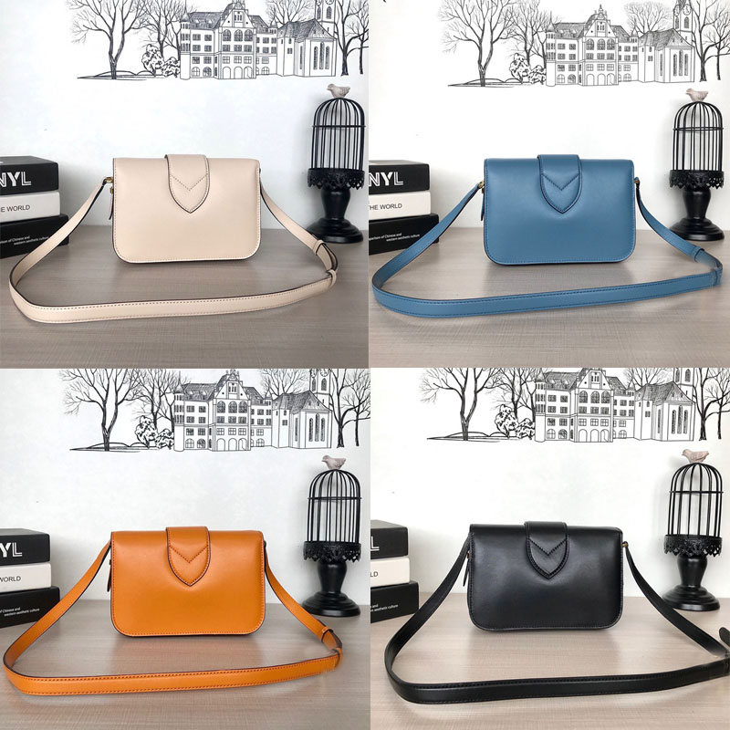 

2020 womens luxury designer purses handbags Pont 9 shoulder bag designer crossbody bag round buckle flap bags high quality women bags, White