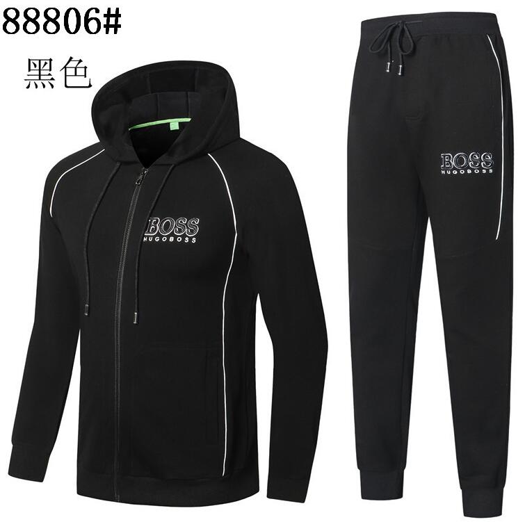 all black polo sweat suit
