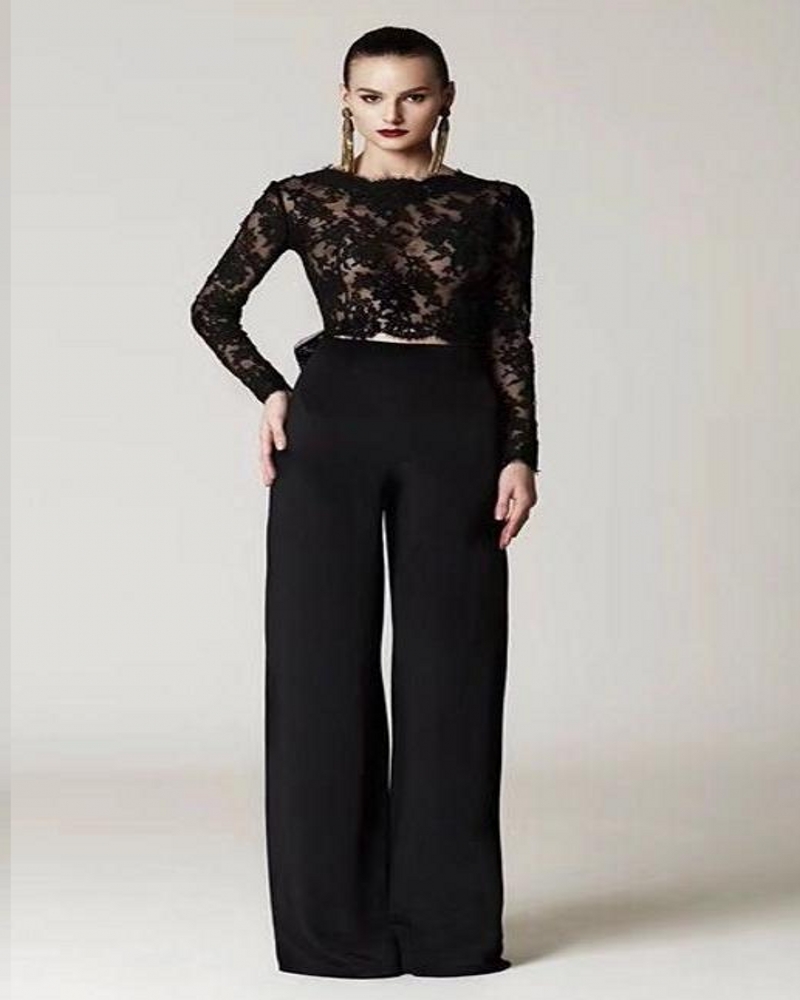 evening wear tops and pants
