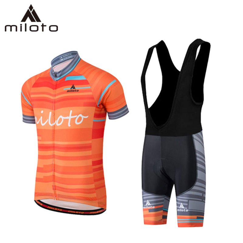 

Cycling Jersey Sets MILOTO Clothing 2021 Summer Short Sleeve Men Breathable Bike Jerseys Set Mountain Bicycle Wear Maillot Ropa Ciclismo, Cbj-m018
