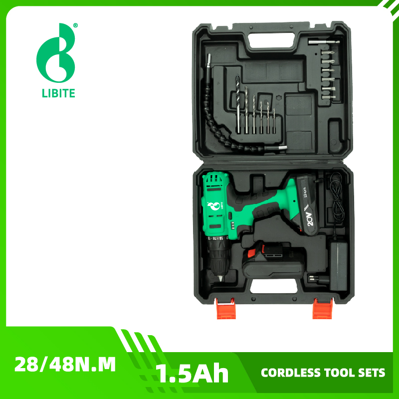 

LBT 20V CORDLESS TOOL Cordless Drill Electric Screwdriver Mini Wireless Power Driver DC Lithium-Ion SETS