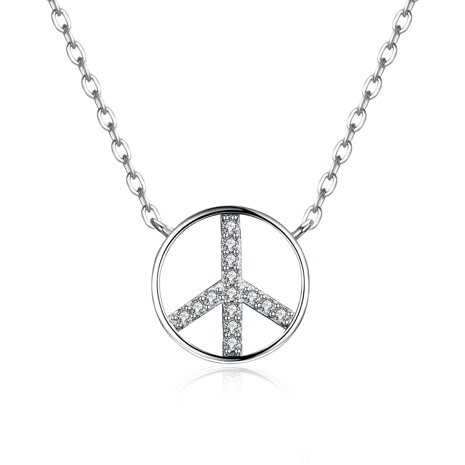 

38+5cm Length Sterling Silver Pendant Round Choker Necklace Top Quality Jewelry Suspension Women 925 silver Pendants Best Gifts