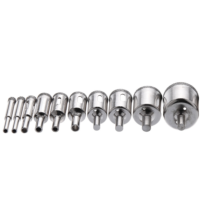 

Promotion! 10Pcs Diamond Hole Saw set Hole Saw Drill Bit Cutter Tile Glass Marble Ceramic Mode:6-30MM