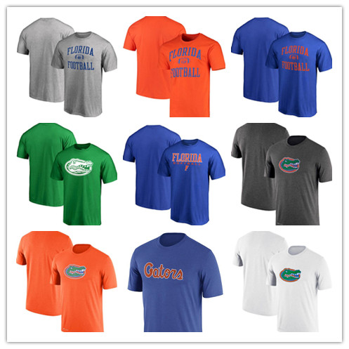 

Florida Gators School Logo Performance Summer True Sport Softball Short Sleeve Tee shirt Round collar T shirt free shipping, As pics