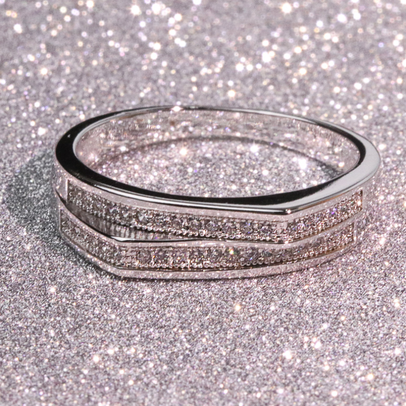 

Victoria Wieck Brand New Luxury Jewelry 925 Sterling Silver White Topaz pave CZ Diamond Promise Ring Women Wedding Crown Band Rings Gift