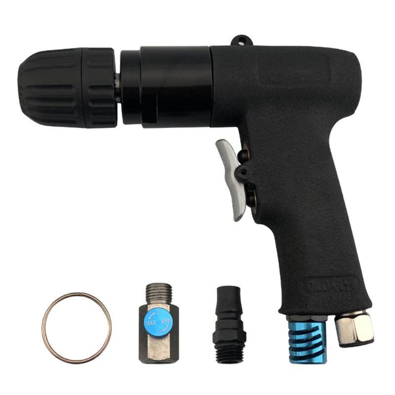 

3/8 Pneumatic Tool Positive And Negative Air Drill Tool Pistol Type Pneumatic Drill Industrial Grade