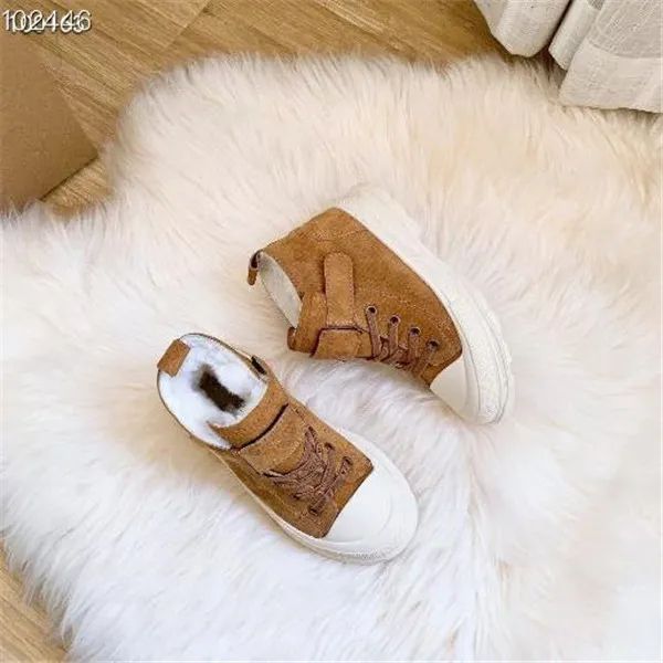 F23 Marque pour enfants Martin Boots Classic Australian Winter Snow Boots Chaussures Garçons Filles Courtes Parent-enfant Desert Boots Cuir véritable imperméable coton Boo