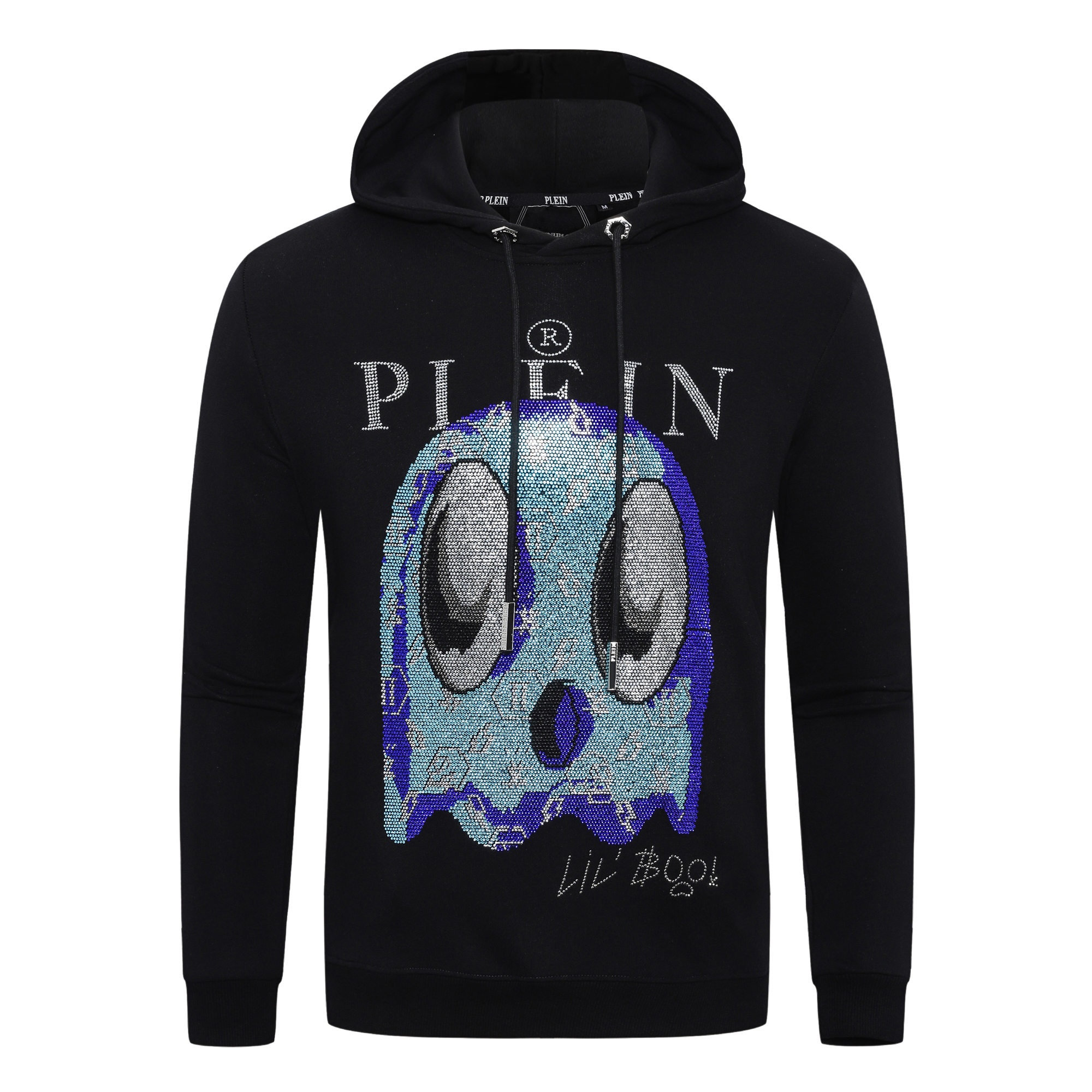 Plein Bear Brand Hoodies Sweatshirts Sweatshirts ￩pais chauds Hip-Hop Personnalit￩ caract￩ristique pp Pat Skull Pullover Rhingestone Luxury Men's Hoodie 21164